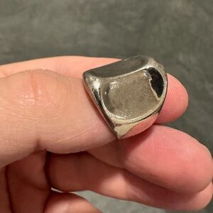 Robert Lee Morris Sterling Silver Abstract Ring size 10